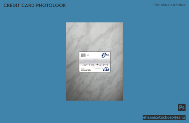 Canada Crawfordtech Bank Visa Debitkarte Fotoansicht Beispielvorschau